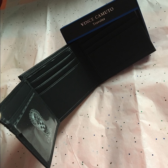 VINCE CAMUTO TRAVEL TRIFOLD MEN’S WALLET - Picture 4 of 6